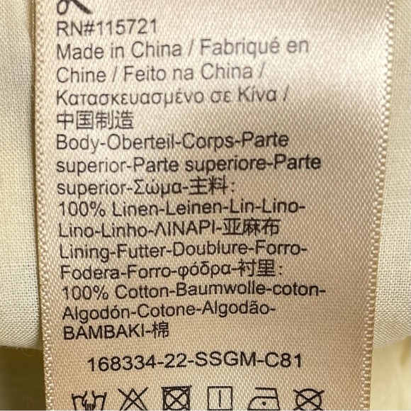 Scotch & Soda Girls R’Belle Linen High Rise Ruffle Shorts Size 10 Like New - Picture 6 of 14